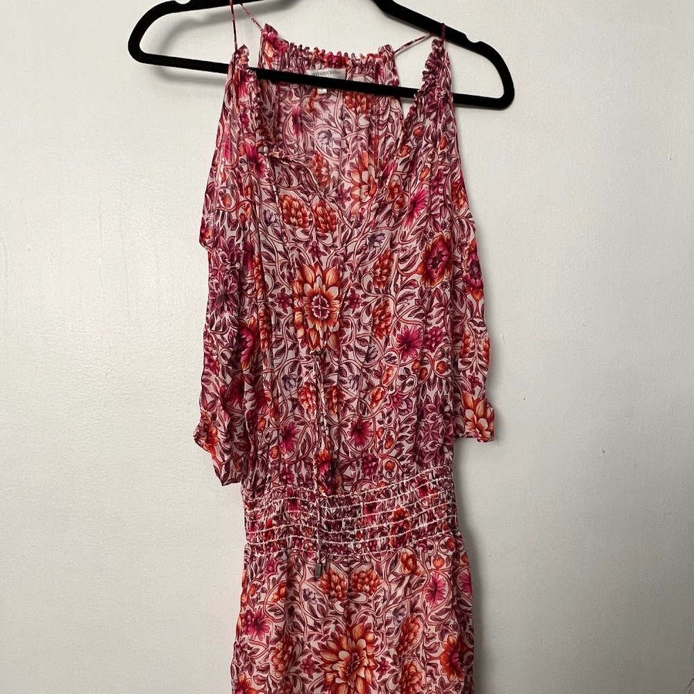 Lavender Brown - Floral Mini Dress